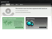 Tablet Screenshot of geartent.com